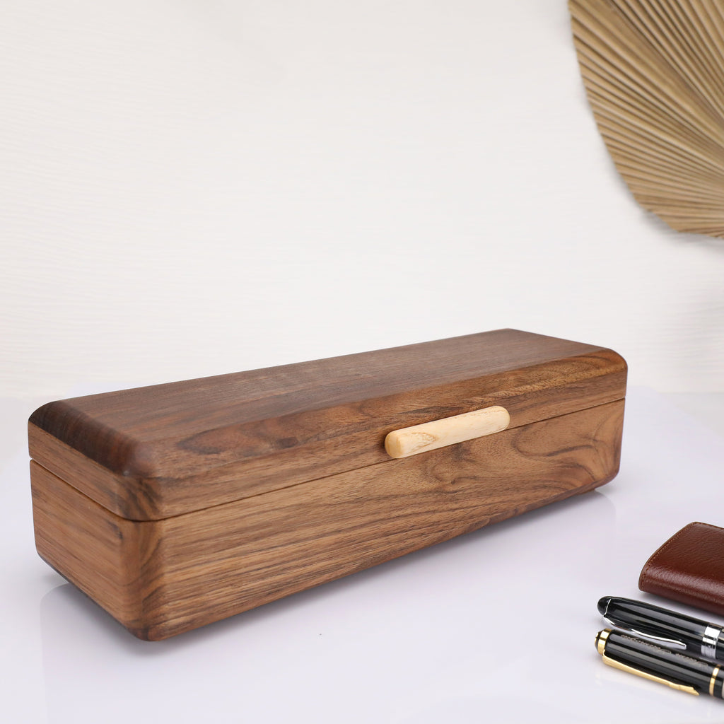 Walnut watch case